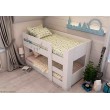 Bunk Bed Compact Mini Low Height - Innovative Design! 